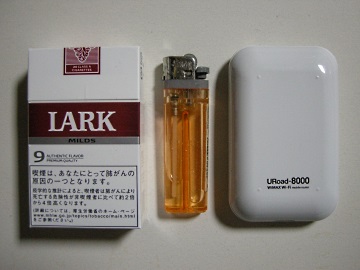 URoad-8000と煙草